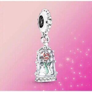PANDORA Disney Beauty and the Beast Rose Charm
